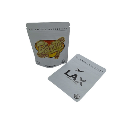 kaufen Wärmesiegel Aluminiumfolie Mylar-Tasche Unkraut wiederverschließbarer Reißverschluss Papiertüten online manufacture