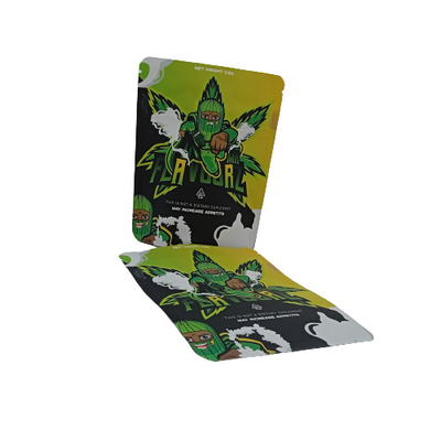 kaufen 3 Seiten Versiegelung Stand-up Mylar-Taschen Weed Weed Verpackungstaschen mit Reißverschluss online manufacture