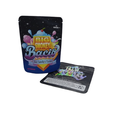 kaufen Drei Seiten 300g 150g Mylar Gras Verpackungstüte Reißverschluss Mylar Aluminiumfolie Taschen online manufacture
