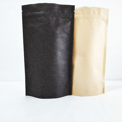 kaufen Auftragsgedruckte, umweltfreundliche Kraftpapiere mit flacher Unterseite, kompostbar, 250g Taschenventil für Kaffeebohnen online manufacture