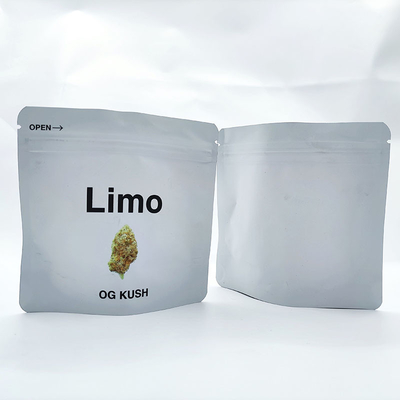 kaufen Maßgeschneiderte gedruckte Mylar-Weed-Taschen 3,5g / 1oz Geruchssicher Kindersicherungstasche online manufacture