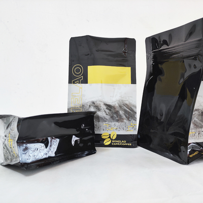 kaufen Spot UV Aluminiumfolie Kaffeebohnen Verpackungstüten Flachboden mit Ventil online manufacture