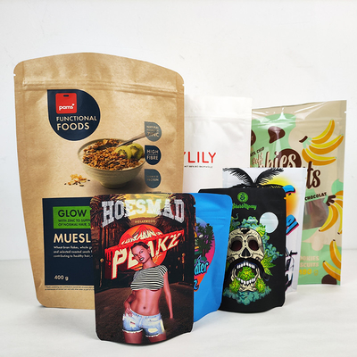 kaufen Farbiger Kunststoff 3,5 g wiederverschließbare Mylar-Ziplock-Taschen online manufacture