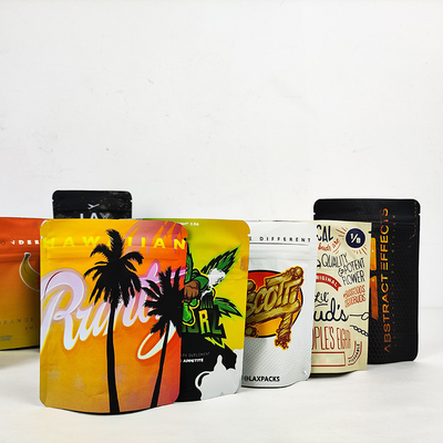 kaufen Kindersichere Ziplock Mylar Taschen Digitales Drucken Stehen Sie auf Aluminiumfolie Mylar Taschen online manufacture