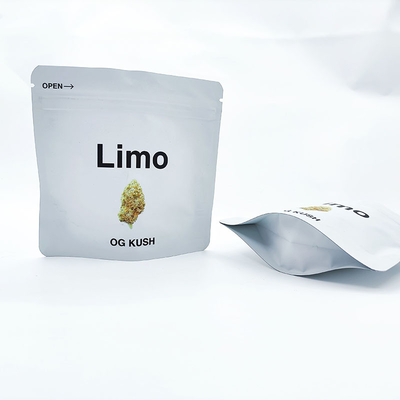 kaufen Custom Plastik-Ziplockk Mylar Weed Beutel 3,5g Digitaldruck Weichberührung online manufacture