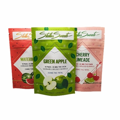 kaufen Gummiartiger Imbiss-Verpackengeruch-Beweis-Beutel-kundengerechte Kraftpapier-Tasche THC online manufacture