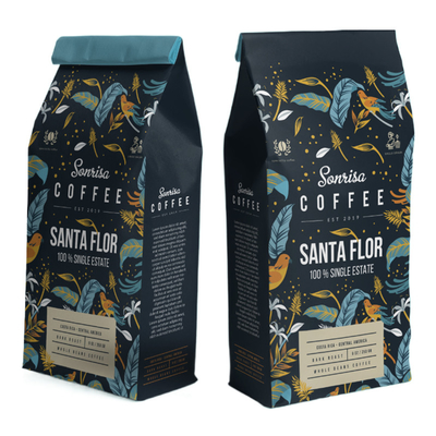 kaufen Kundenspezifische Seitenflache untere Kaffee-Verpackentaschen der keil-Taschen-1kg online manufacture