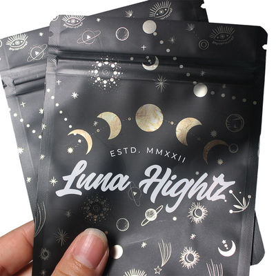 kaufen Warmstempeln Mylar Weed Verpackung Feuchtigkeitsdicht angepasste Form Fda online manufacture