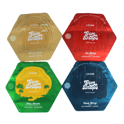 kaufen CE benutzerdefinierte Farben Die Cut Plastiktüten in unregelmäßiger Form für Gummies online manufacture