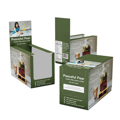 kaufen Recycelbare Karton-Papier-Display-Box Regal bereit Verpackung angepasst online manufacture