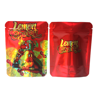 kaufen Weicher Aluminiumfolie Stehen Tasche Holographische Zip Lock Taschen für Gras online manufacture