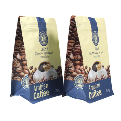 kaufen Individuelles Logo Flachbodenbeutel Matte Laminiert Zip Lock Kaffeebeutel mit Ventil online manufacture
