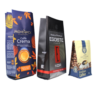 kaufen Kaffeebeutel mit Reißverschluss 250 g 500 g 1 kg Aluminiumfolie Kaffeebeutel mit Entgasung online manufacture