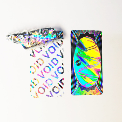 kaufen Reflektiver, auf Abzug angepasster Etiketten Klebstoff Holographischer Vinylsticker online manufacture