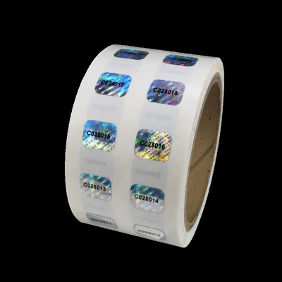kaufen UV-beständiges Holographisches Vinyl-Aufkleberpapier Sicherheitspapier Entfernbare Anti-Fälschungsaufkleber online manufacture
