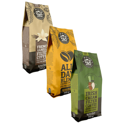 kaufen 250g 500g 1kg Kaffeebohnen Verpackungstüte Seite Gueest Tasche mit Ventil online manufacture