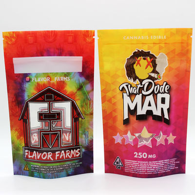 kaufen Weed Aluminiumfolie Mylar-Tasche Stand-up Reißverschluss 3-seitige versiegelte Tasche online manufacture