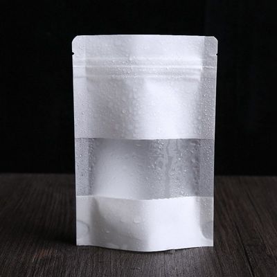kaufen Mega Durchschauen Taschen Reißverschluss Weiße wieder verschließbare Papiertaschen online manufacture