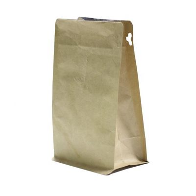 kaufen OEM Kraft Stand-up Taschen Druck Mylar biologisch abbaubare Wärmesiegel Ziplock Taschen online manufacture