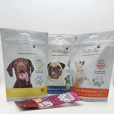 kaufen CMYK-Druck wiederverschließbare Papiertüten Tränenkerbe Hundefreuden Verpackung online manufacture