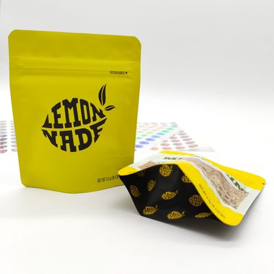 kaufen Ausgestellte Soft Touch Mylar-Tasche mit 0, 5oz Reißverschluss online manufacture