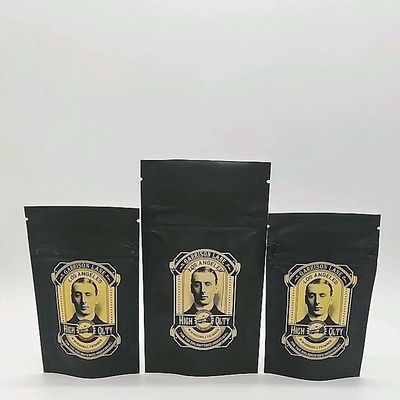kaufen 1 Unz Soft Touch Mylar Bag MOPP 130mm Wiederverschließbare Lebensmittelbeutel Lebensmittelqualität online manufacture