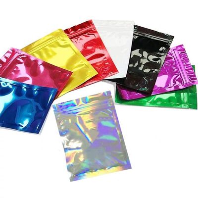 kaufen Holographische wieder verschließbare Plastiktüten 7g Stehen Aluminiumfolie Tasche online manufacture