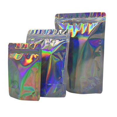 kaufen VMPET Holographische Stehbeutel Biologisch abbaubare Aluminiumfolienbeutel online manufacture
