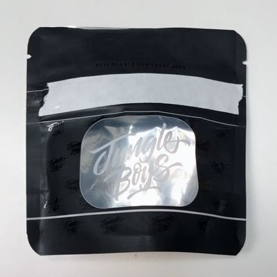 kaufen VMPET Matte Schwarz Stehbeutel 3,5 g Mylar Durchschaubaketen online manufacture