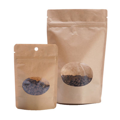 kaufen 150g Braun Papier Kaffeebeutel Doypack Kaffeebeutel Stehbeutel 130mm Breite online manufacture