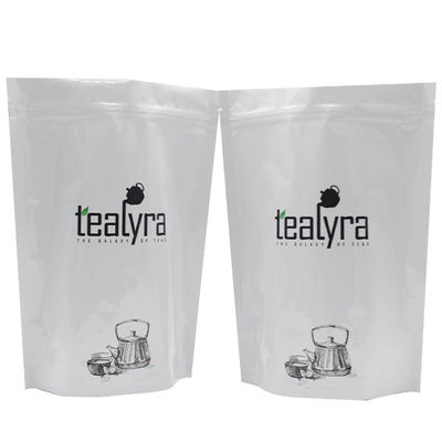 kaufen Zwei Farben Kaffeepaket Tasche Aluminiumfolie flacher Boden mit Ventil und Reißverschluss online manufacture