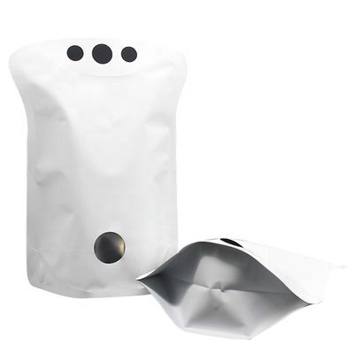 kaufen 400g Matte Weiß Aufstehen Tasche 110 Mikronen Reißverschluss Top Durchschauen Taschen online manufacture