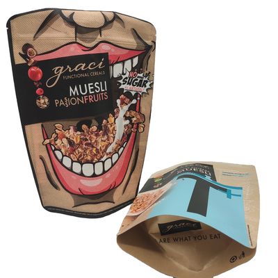 kaufen 3.5g Mylar Ziplockk Stehbeutel CMYK Druckflächenfolienbeutel HACCP online manufacture