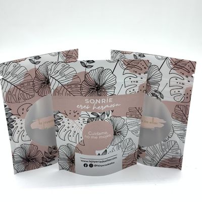 kaufen 50 Mikronen Body Scrub Pouch Mylar Zipper Flexible Verpackungstüten CMYK gedruckt online manufacture