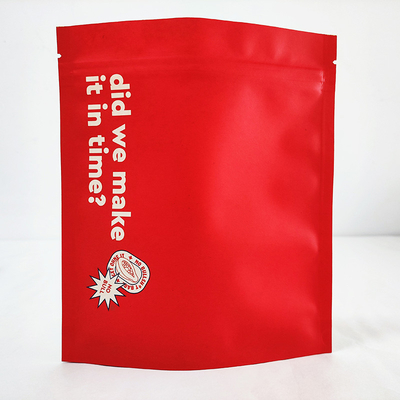 Biologisch abbaubares Kraftpapier mit Stand-Zip-Sperrbeutel mit Standarddicke von 120 Mircon für Kaffeebohnen und Tee