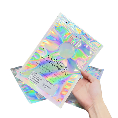 Ganz eigenhändig geschrieber Stand-oben Beutel Plastik, der drei Seitendichtungs-Taschen mit Reißverschluss verpackt
