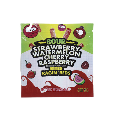 Zusammengestellte Dicke 100-140mic Side Seal Taschen Gummies Verpackung Plastik Reißverschluss Tasche
