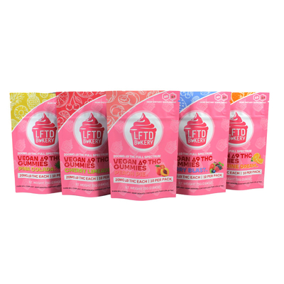 FDA Drei Seiten Siegel Tasche Mylar Ziplock Stand-up Taschen für Gummies Candy Mango Verpackung