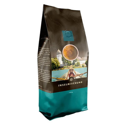 Wiederverschließbare Kraftpapiertüte mit gutem Qualitätsgehalt Flachboden Verpackungstüte Kaffeetüte für Teepaket