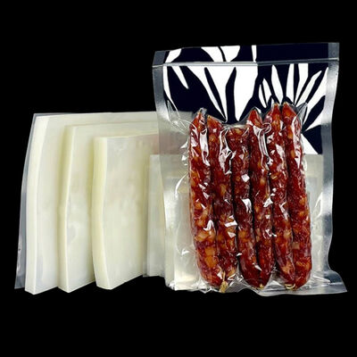 Dreiseitige Dichtung Wärmeversiegelte transparente Vakuumtasche für Lebensmittelverpackungen