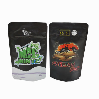 Kindersichere Mylar-Ziplock-Taschen Wasserdichte wieder verschließbare Verpackungsbeutel für Snacks