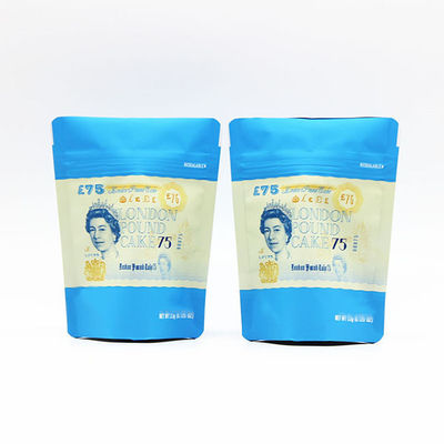 Kindersichere 3oz wiederverschließbare Stehbeutel 4,75 Zoll Folien-Zip-Siegelbeutel
