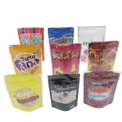 CMYK-gedruckte flache Boden-Stand-up-Tasche