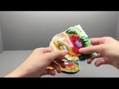 Plastik-Plastik-Hanf der unregelmäßig geformten Unkrauttaschen, der mit Reißverschluss verpackt