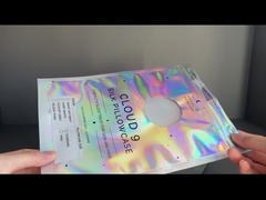 ganz eigenhändig geschrieber Seitentaschen-Hologrammplastikfilm der Taschen drei sackt Verpackenbeutel ein