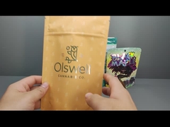 Plastik stehen oben Beutel für Hanfnahrungsmittelunkraut, das Taschen das Beweisverpacken riechen