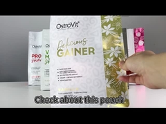 Kundenspezifische Plastik-der Seiten-Dichtung Beutels acht Plastik flache untere Verpackentaschen