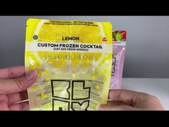 alkoholgetränkebeutel des Safts Verpackentransparentes doypack für Gewohnheit