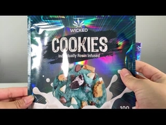 das ganz eigenhändig geschriebe Beutelunkrautverpacken sackt Beutel des Plastik-Plastikstands oben für Gewohnheit ein