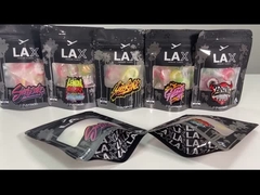 Kundenspezifische Fensterverpackungstasche Holografische Folienverpackungstasche mit klarem Fenster